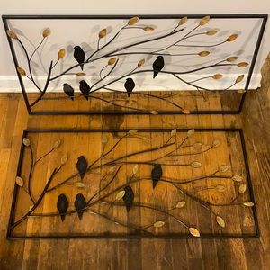 Home Decor 35 X 20in ; black birds